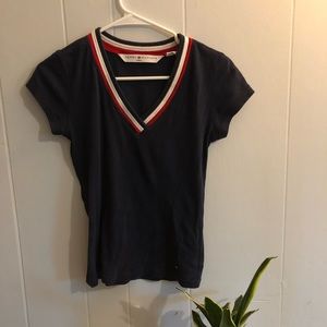 Navy Tommy Hilfiger V-neck